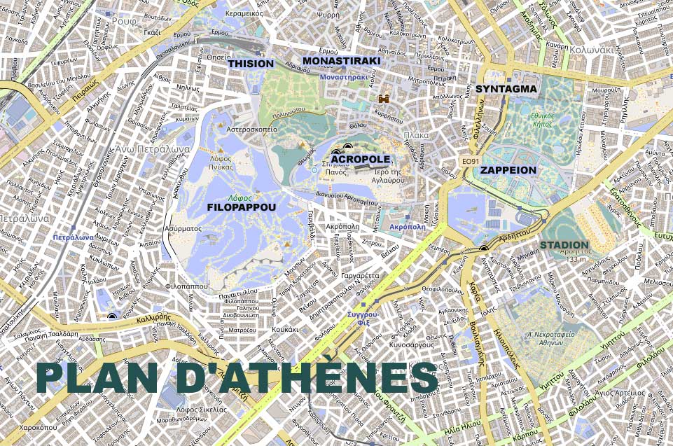 PLAN D'ATHÈNES